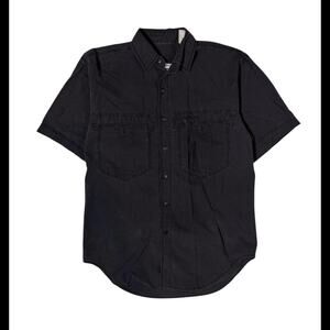 Dark grey button up shirt